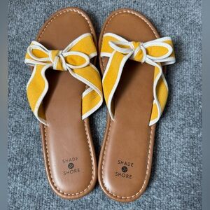 Shade & Shore Yellow Sandals